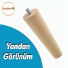 M8 Civatalı Ahşap Koltuk Ayağı, 12 cm, 8li Set