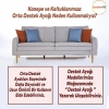 M8 Civatalı Ahşap Koltuk Ayağı, 12 cm, 8li Set
