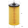 MANN-FILTER HU 612/2 x Yağ Filtresi (Opel)