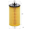 MANN-FILTER HU 612/2 x Yağ Filtresi (Opel)