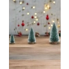 Masa Üstü Yılbaşı Süsü, 3lü Çam Ağacı Seti, Yeşil