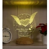 Melek Kanatlı Anneye Özel Led Lamba Hediye