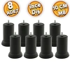 Metal Koltuk Destek Ayağı, 10 cm, 8 ADET Set