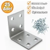 Metal Köşebent L Deri 30x40x40 mm, 25 Adet Set