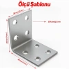 Metal Köşebent L Deri 30x40x40 mm, 25 Adet Set