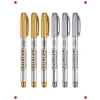 Metalik Boya İşaretleyici Kalemler 6lı Set (Altın-Gümüş)