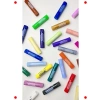 Metalik Renkli Çubuk Boya Kalemi Seti, 6lı