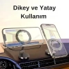Mıknatıslı Araç Telefon Tutucu, 360 Derece Dönebilen Esnek Yapı