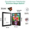Mıknatıslı Kapaklı Çocuk Resim Sanat Çerçevesi, A4 Ölçüsünde
