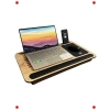 Minderli Laptop Sehpası Tablet Telefon Bölmeli