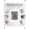 Mini Masa Üstü Dijital Termometre ve Nem Ölçer