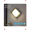 Modern Siyah İç/Dış Mekan LED Duvar Aplik (15W)