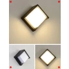 Modern Siyah İç/Dış Mekan LED Duvar Aplik (15W)