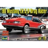 Monogram ölçek 1: 25  1990 Mustang LX 5.0 Drag Race Auto (çok renkli)