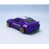 Mor Metalik 20 cm Dodge Charger Hellcat Kısa Kart Model