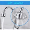Mutfak ve Banyo İçin 360° Dönebilen Ekstra Sprey Başlık, Krom Renk