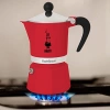 Ocak üstü espresso pişirici, 3 cups kapasiteli, alüminyum gövde