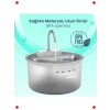 Otomatik Kedi Su Sebili Çelik Tabla 3.5L BPA İçermez