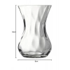 Paşabahçe Nudeglass Beykoz Cam Çay Bardağı, 6 Parça, Şeffaf, 145 cc