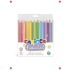 Pastel Renk Kuru Boya Kalemi Seti (24 Adet)