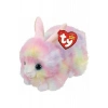 Pastel Renkli Beanie Babies Tavşan Figürü, 15 cm
