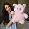 Peluş Domuz Ayıcık Seti - Eğlenceli Peluş Hayvanlar