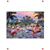 Pembe Flamingolar 1000 Parça Sanatsal Yapboz
