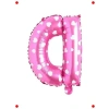 Pembe Kalpli D Harfi Folyo Balon (36 cm)
