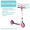Pembe Katlanabilir Scooter, Taşıması Kolay ve Pratik