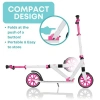 Pembe Katlanabilir Scooter, Taşıması Kolay ve Pratik