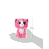 Pembe Kıvırcık Saçlı Kedi Figürü 15 cm, Sevimli Peluş Oyuncak