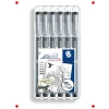Pigment Liner Kalem Seti - Siyah, 6 Farklı Uç, Çizim