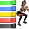 Pilates Squat Bandı, Hafif, Orta ve Sert Direnç Seçenekleriyle Evde Kullanım İçin