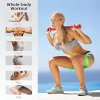 Pilates Squat Bandı, Hafif, Orta ve Sert Direnç Seçenekleriyle Evde Kullanım İçin