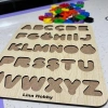PLA Harflerden Eğitici Alfabe Harf Puzzle Seti