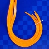 Red Back Single Curly Tai Rubber Nectie TMN-C&S #001 nge (Gold Glitter)