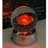 Renk Değiştiren LED Işıklı Kristal Cam Gece Lambası