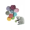 Renkli Kedi Oyun Topu, 4 cm, 5 Adet