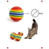 Renkli Sünger Kedi Oyuncak Topları 4lü Set