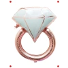 Rose Gold Yüzük Şekilli Folyo Balon - Bride To Be