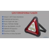 Şarj Edilebilir Pil ile Üçgen LED Reflektör - Powerbank Özelliği
