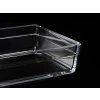 Şeffaf 20 cm x 29 cm Dikdörtgen Borcam Tepsi, 2.5 Litre Kapasiteli