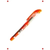 Şeffaf Gövdeli Turuncu Likit Fosforlu Kalem