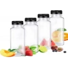 Şeffaf Plastik Smoothie Şişesi, 250 ml Kapasite ile Pratik Kullanım
