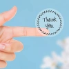 Şeffaf sticker, thank you 1 sayfa
