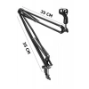 Set Halinde Mikrofon Standı ve Shock Mount, 35x35 cm