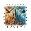 Sihirbazlık Temalı Ahşap Puzzle - 353 Parça Eğlence