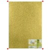 Simli EVA Sünr Kağıt - 50x70 cm, 2 mm Kalınlık, Altın