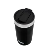Siyah Kapasiteli 470 ml Çift Katmanlı Paslanmaz Çelik Kupa