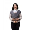 Sling -%100 Pamuk - Wrap - Bebek Taşıma Şalı (Antrasit, 450cm x50cm)